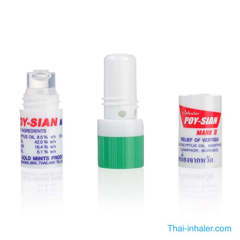 The Poy-Sian Mark II is one of the most common inhalers in Thailand