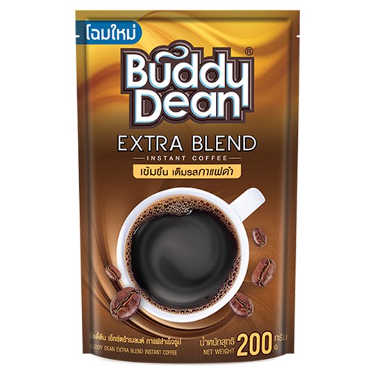 Buddy Dean Extra Blend Instant Coffee From Thailand 200g 1 Pack